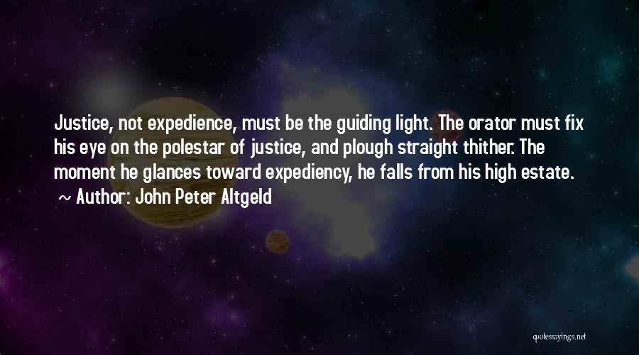 Expediency Quotes By John Peter Altgeld