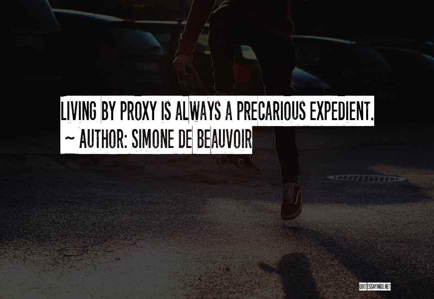 Expedient Quotes By Simone De Beauvoir