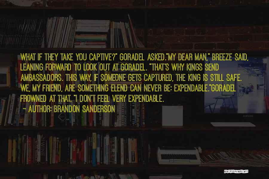 Expendable Friend Quotes By Brandon Sanderson