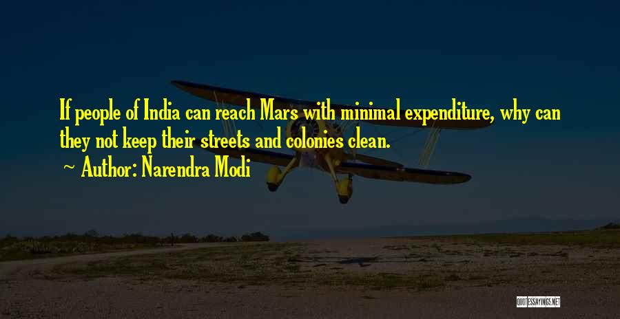 Expenditure Quotes By Narendra Modi