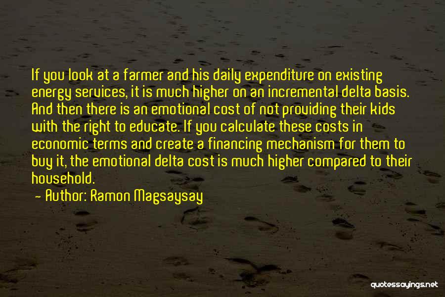 Expenditure Quotes By Ramon Magsaysay