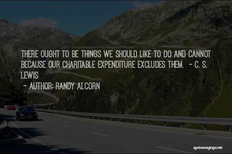 Expenditure Quotes By Randy Alcorn