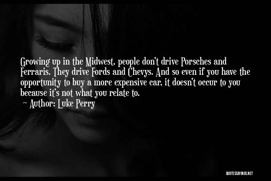 Expensive Car Quotes By Luke Perry