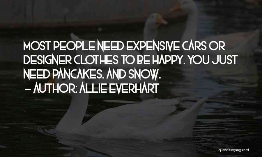 Expensive Cars Quotes By Allie Everhart