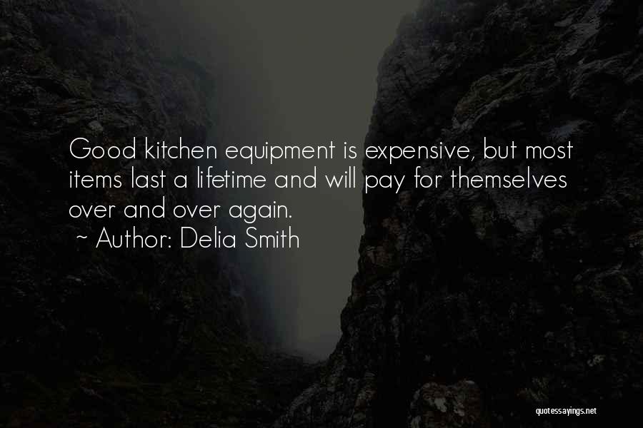 Expensive Items Quotes By Delia Smith