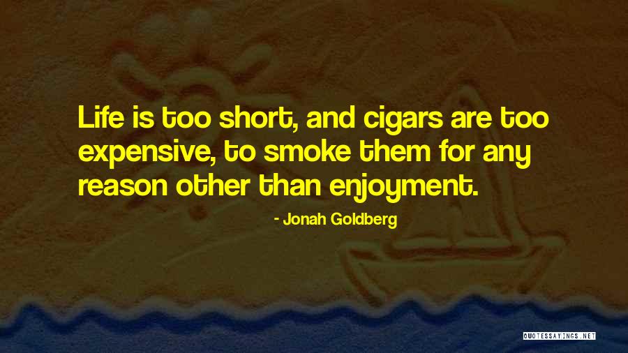 Expensive Life Quotes By Jonah Goldberg