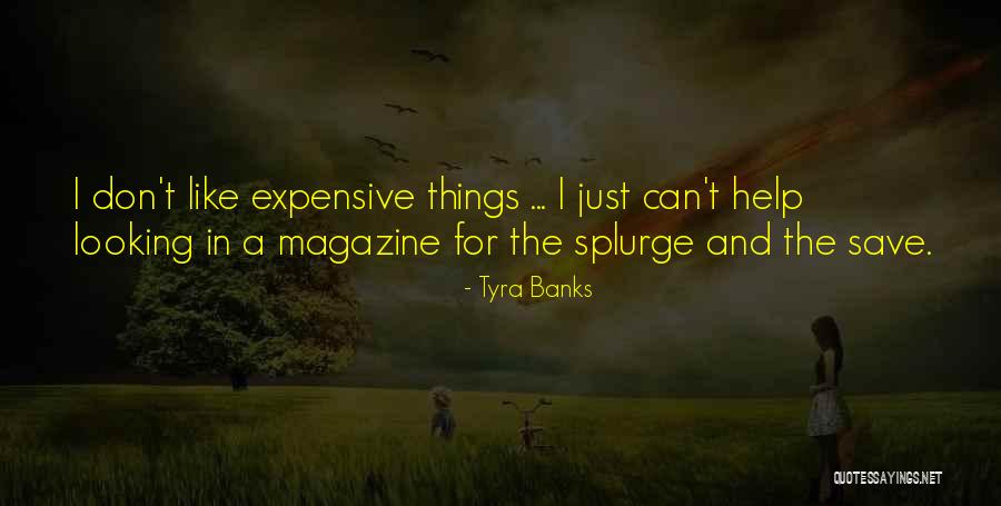 Expensive Things Quotes By Tyra Banks