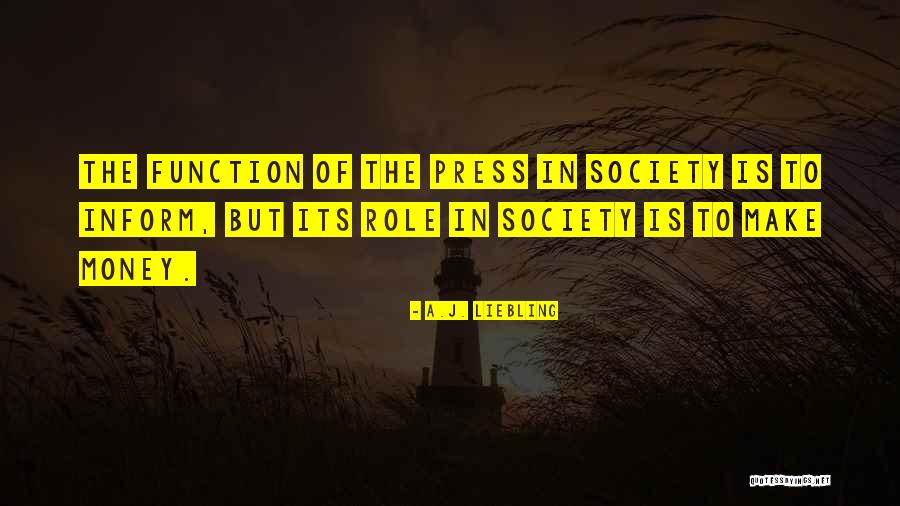 Experessed Quotes By A.J. Liebling Experessed Quotes By A.J. Liebling