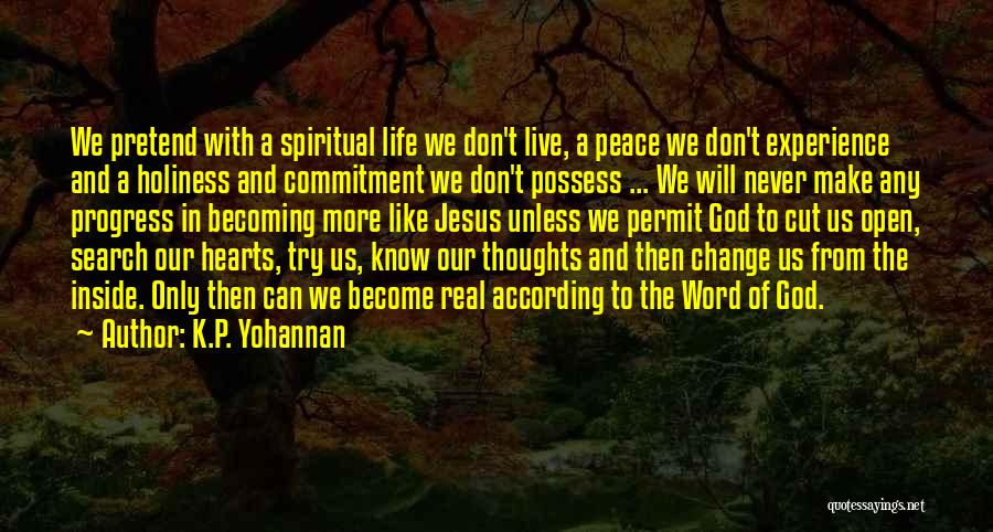 Experience And Change Quotes By K.P. Yohannan