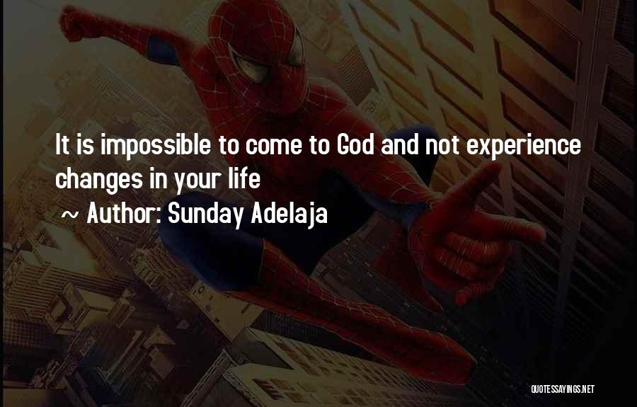 Experience And Change Quotes By Sunday Adelaja