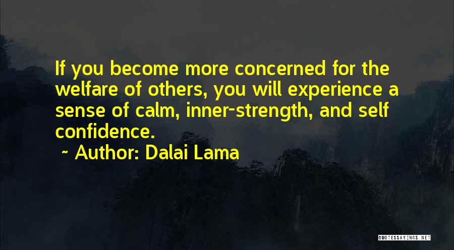 Experience And Confidence Quotes By Dalai Lama