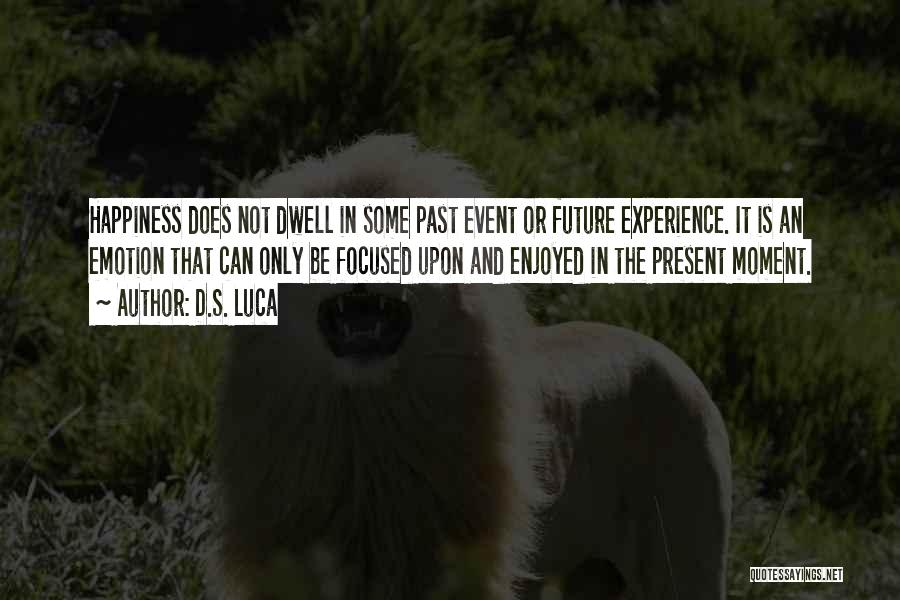 Experience And Future Quotes By D.S. Luca