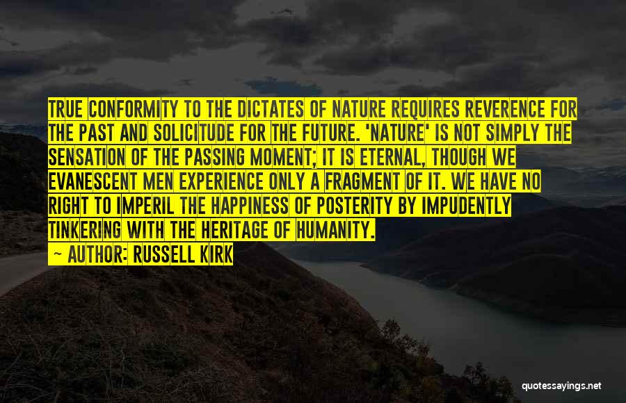 Experience And Future Quotes By Russell Kirk