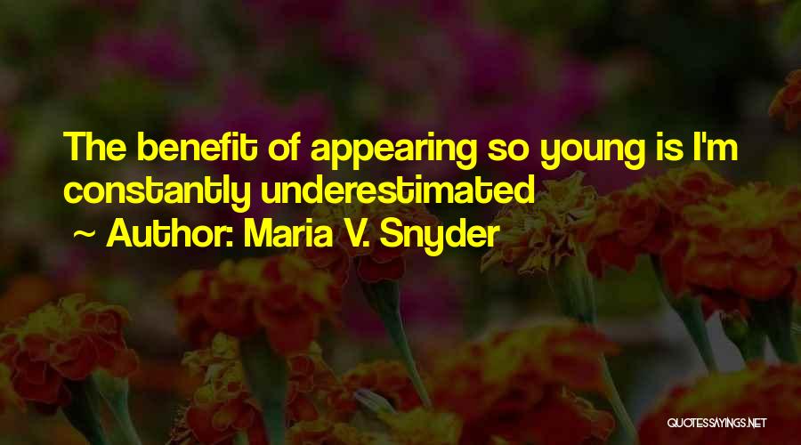 Experience And Judgement Quotes By Maria V. Snyder