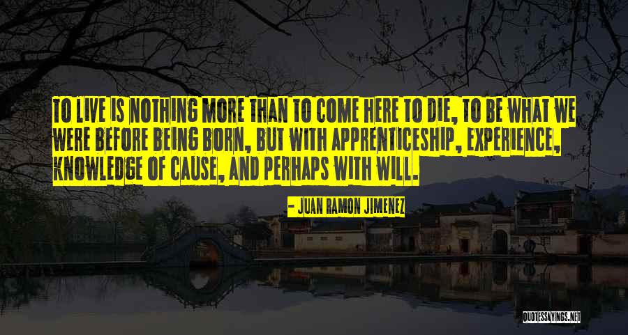 Experience And Knowledge Quotes By Juan Ramon Jimenez Experience And Knowledge Quotes By Juan Ramon Jimenez
