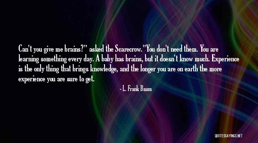 Experience And Life Quotes By L. Frank Baum