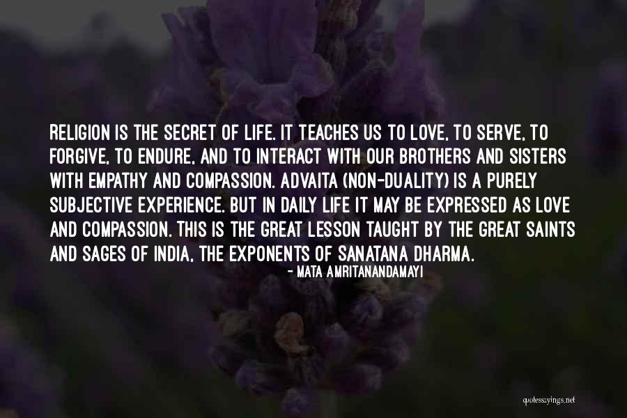 Experience And Life Quotes By Mata Amritanandamayi