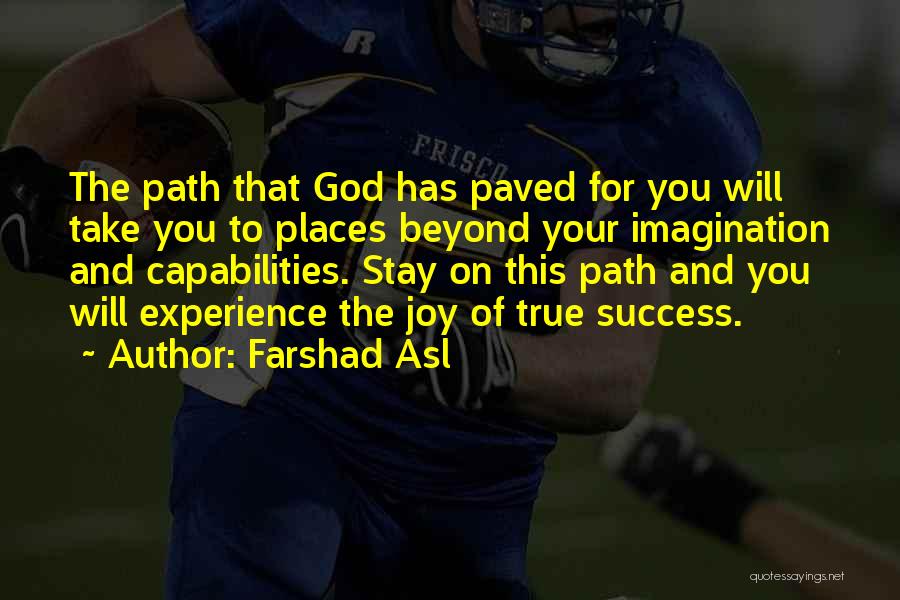 Experience And Success Quotes By Farshad Asl