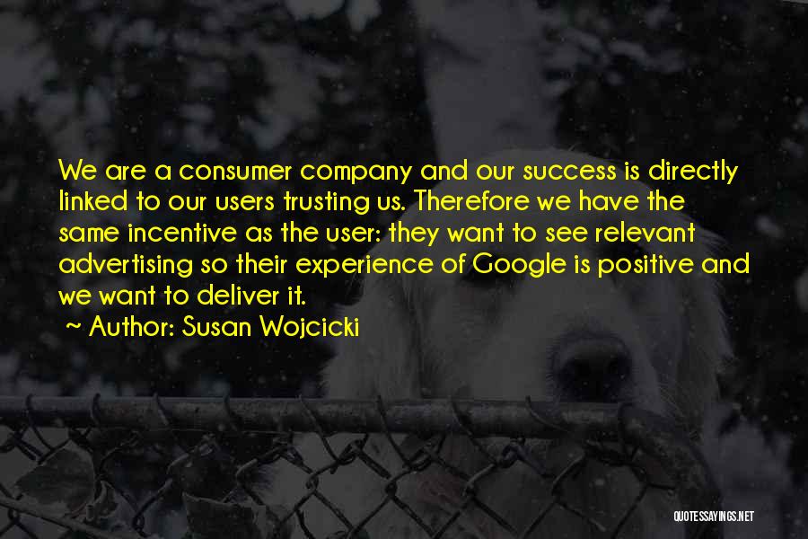 Experience And Success Quotes By Susan Wojcicki