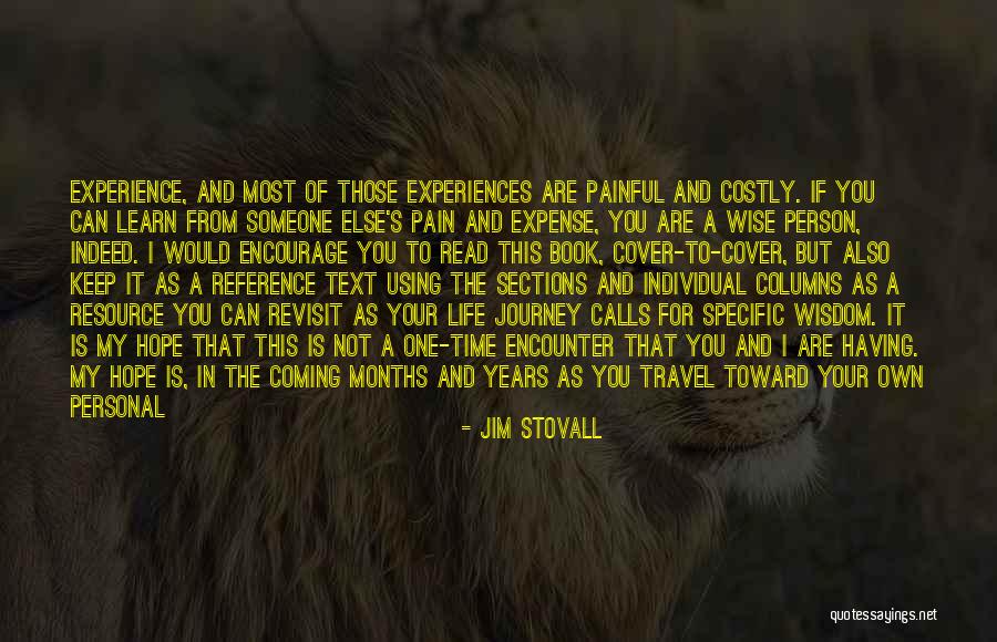 Experience And Travel Quotes By Jim Stovall