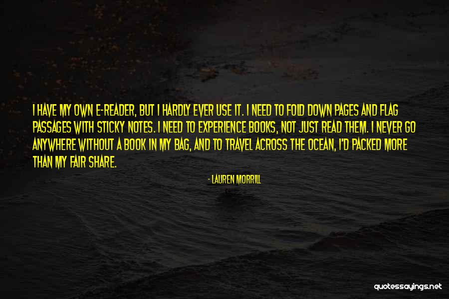 Experience And Travel Quotes By Lauren Morrill