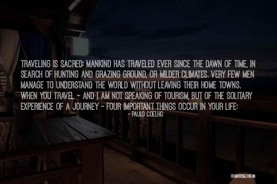 Experience And Travel Quotes By Paulo Coelho