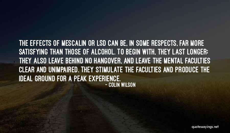 Experience Can Quotes By Colin Wilson Experience Can Quotes By Colin Wilson