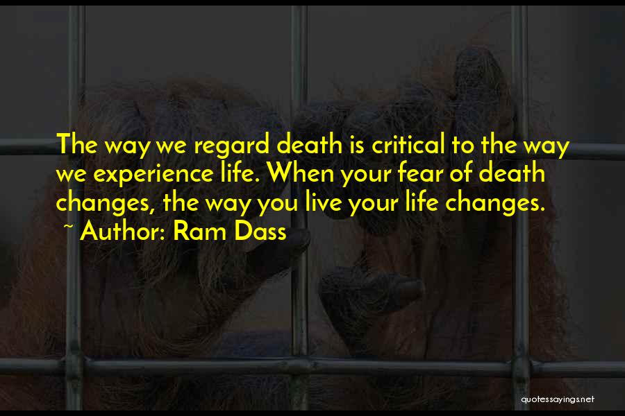 Experience Changes You Quotes By Ram Dass