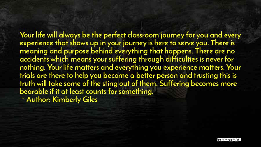 Experience Counts Quotes By Kimberly Giles