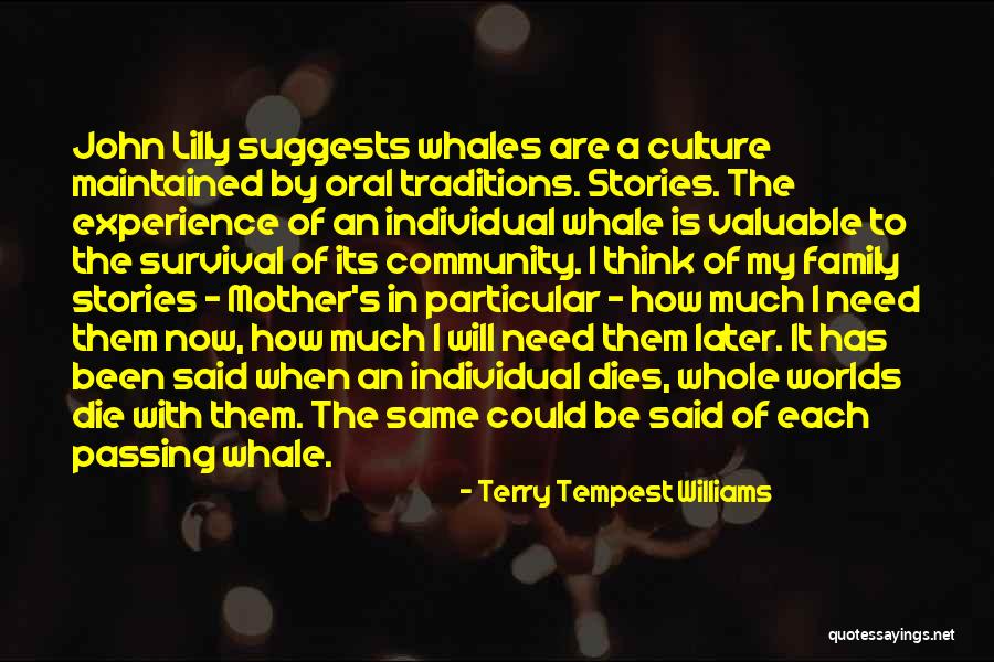 Experience Culture Quotes By Terry Tempest Williams Experience Culture Quotes By Terry Tempest Williams