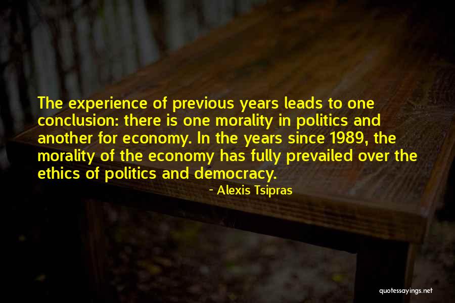 Experience Economy Quotes By Alexis Tsipras