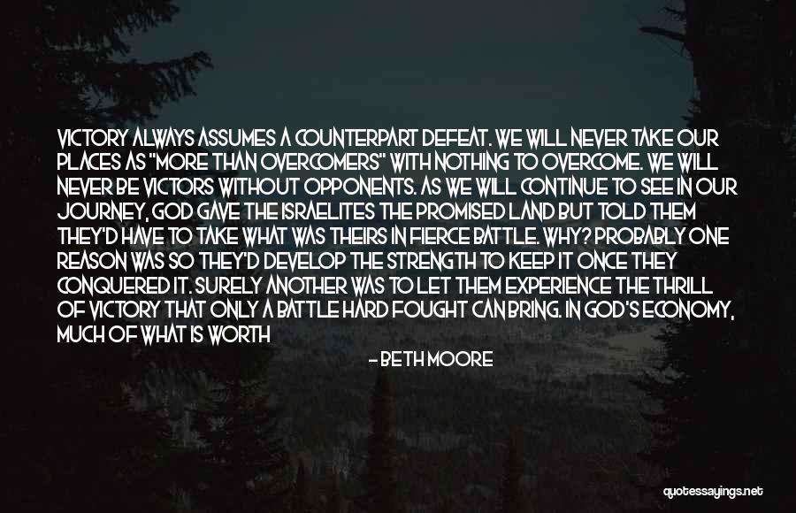 Experience Economy Quotes By Beth Moore