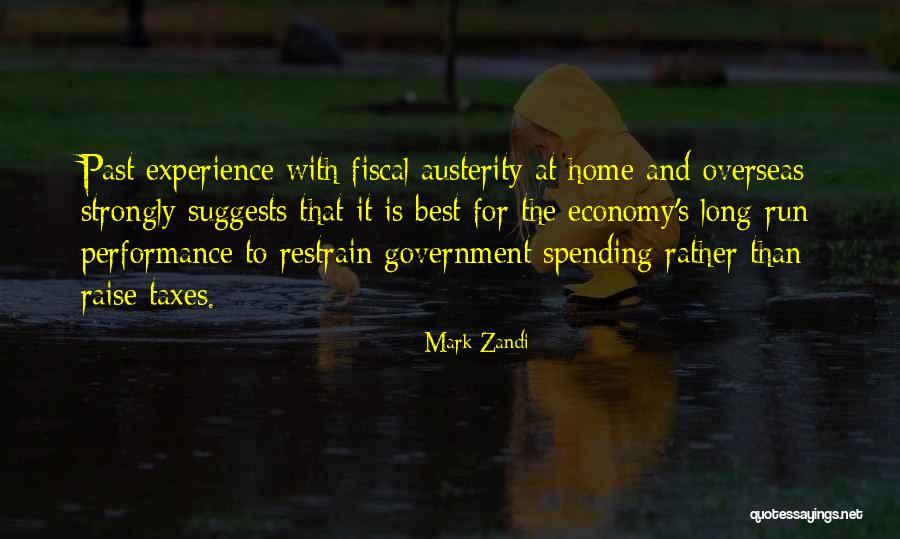 Experience Economy Quotes By Mark Zandi