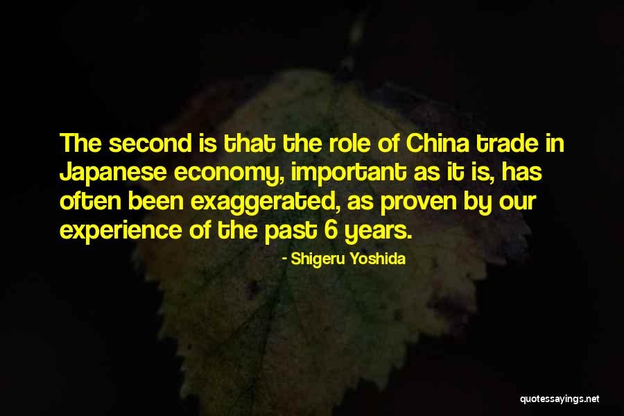 Experience Economy Quotes By Shigeru Yoshida