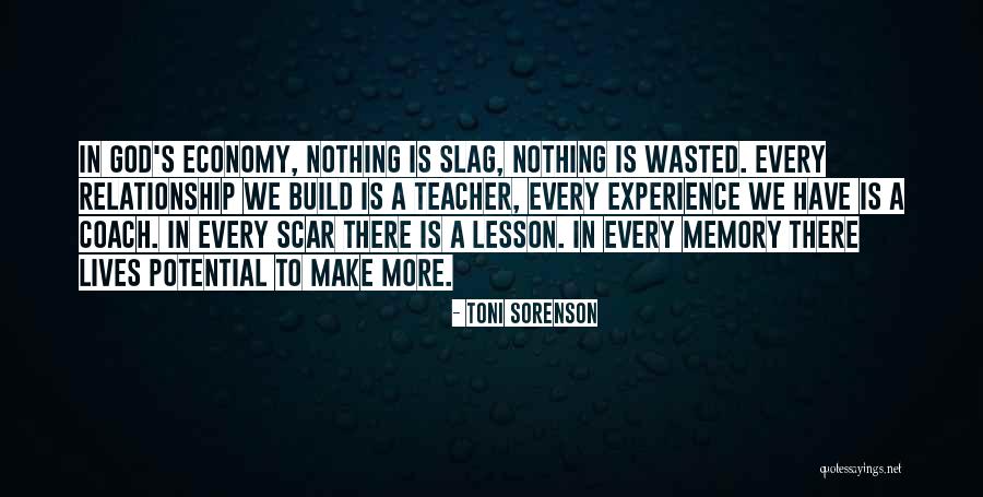Experience Economy Quotes By Toni Sorenson