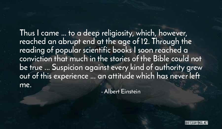 Experience From The Bible Quotes By Albert Einstein