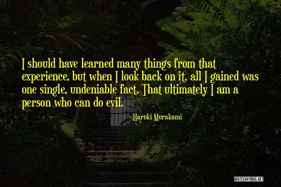 Experience Gained Quotes By Haruki Murakami Experience Gained Quotes By Haruki Murakami