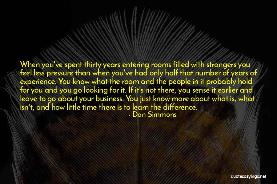 Experience In Business Quotes By Dan Simmons