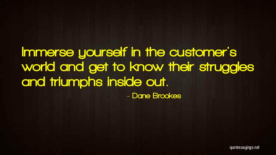 Experience In Business Quotes By Dane Brookes