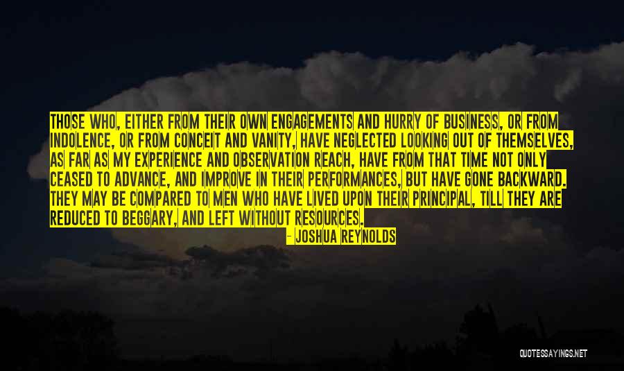 Experience In Business Quotes By Joshua Reynolds