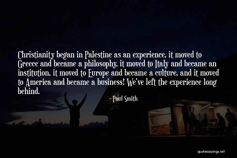 Experience In Business Quotes By Paul Smith Experience In Business Quotes By Paul Smith