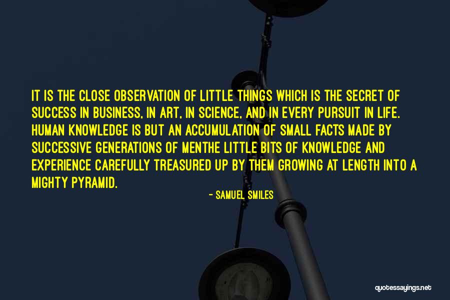 Experience In Business Quotes By Samuel Smiles