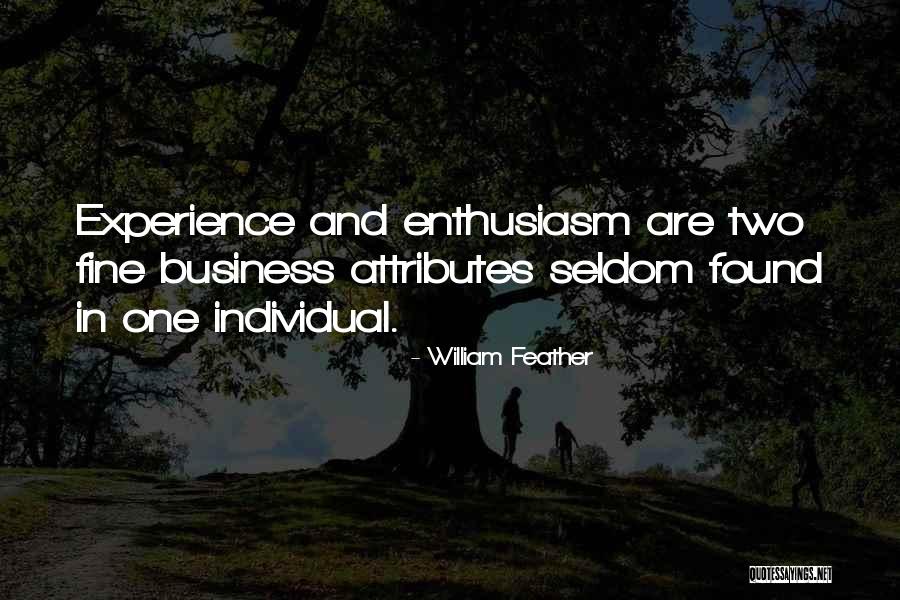 Experience In Business Quotes By William Feather