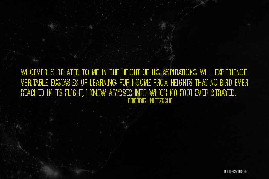 Experience In Learning Quotes By Friedrich Nietzsche Experience In Learning Quotes By Friedrich Nietzsche