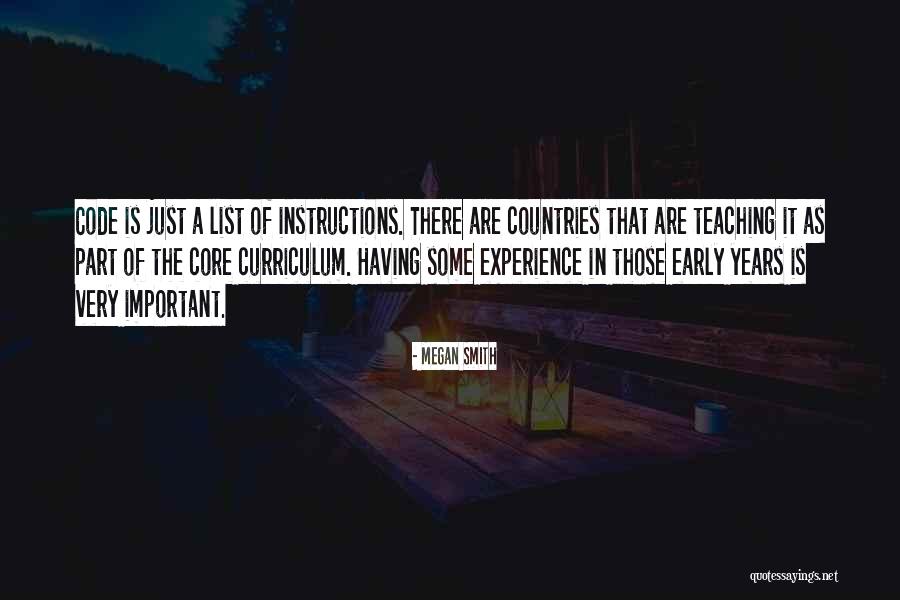 Experience In Teaching Quotes By Megan Smith Experience In Teaching Quotes By Megan Smith