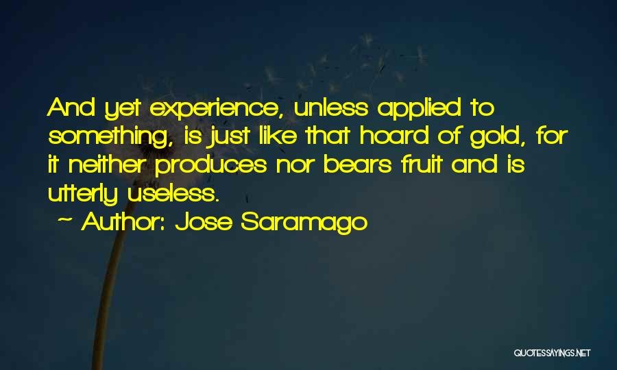 Experience Is Like Quotes By Jose Saramago