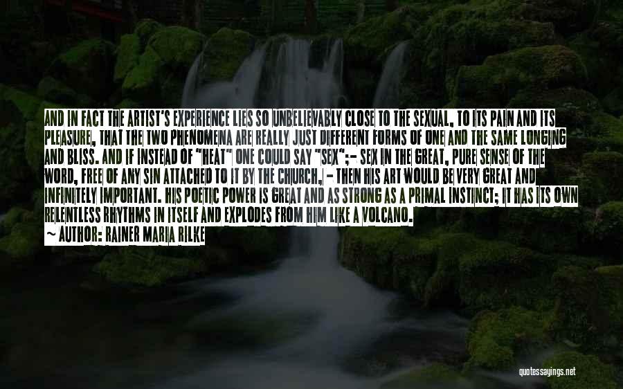 Experience Is Like Quotes By Rainer Maria Rilke