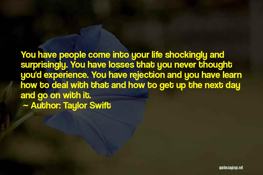Experience Learn Quotes By Taylor Swift