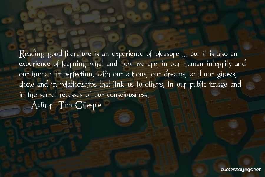 Experience Learning Quotes By Tim Gillespie