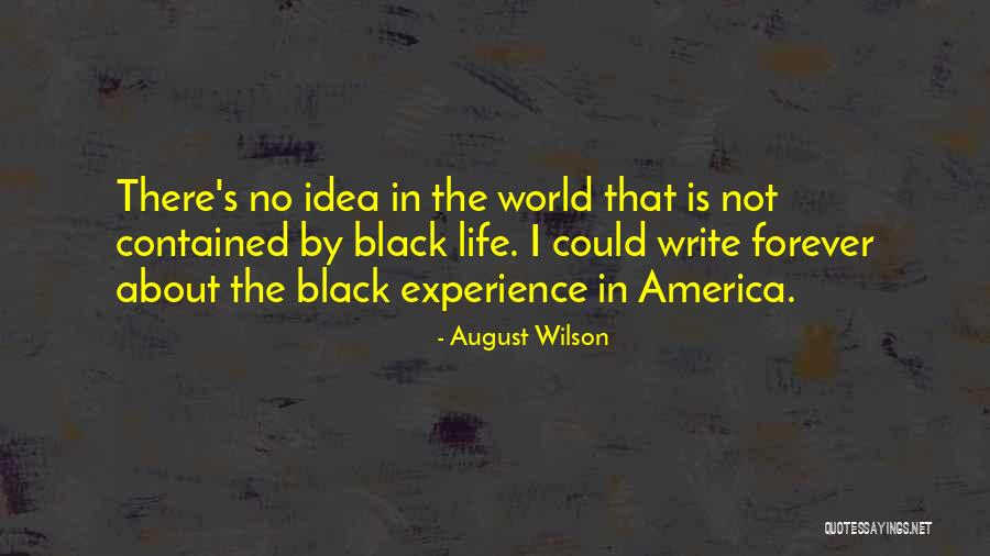 Experience Life Quotes By August Wilson